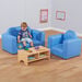 Wipe Clean Classic Home Sofa \x26 Chair Bundle Deal  hi\-res