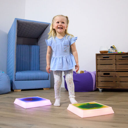 Light\-Up Liquid Sensory Stepping Stones  hi\-res