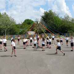 Playground Maypole with Braids  hi-res