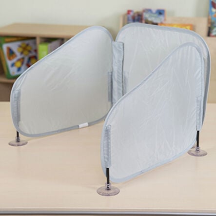 Pop\-Up Concentration Desk Barrier  hi\-res