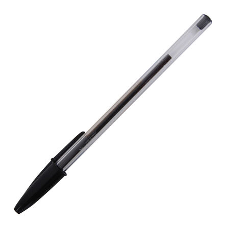 Bic Cristal Ballpoint Pens \- Medium Nib 50pk Black Black hi\-res