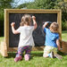 Outdoor Wooden Mark Making Literacy Chalkboard  hi\-res