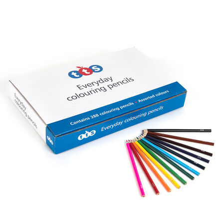 TTS Colouring Pencils Class Packs Assorted 288pk  hi\-res