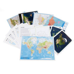 Continents and Oceans Maps and Activities Pack  hi-res