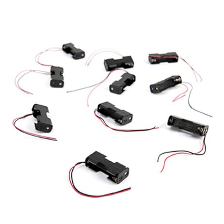 2 x AA Battery Holders with Leads  hi\-res