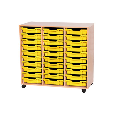 Mobile Triple Tray Storage Unit 30 Trays  hi\-res