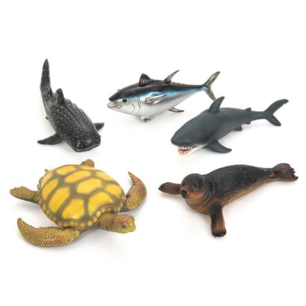 Jumbo Small World Sea Life Animals 5pk  hi\-res