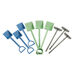 Recycled Plastic Rakes \x26 Shovels Set Pastel 9pk  hi\-res