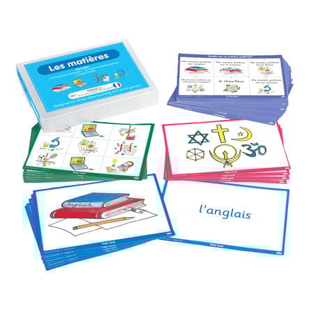 TTS French Classroom Objects Vocabulary Activity Cards  hi\-res