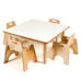 Toddler Low Square Table H380mm Single Table  hi\-res