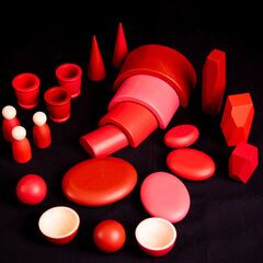 TTS Shades of Wooden Tonal Collection Red Red hi-res