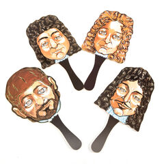 Great Fire of London Role Play Face Masks 4pk  hi-res