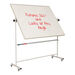 Mobile Revolving Whiteboard on Wheels  hi\-res