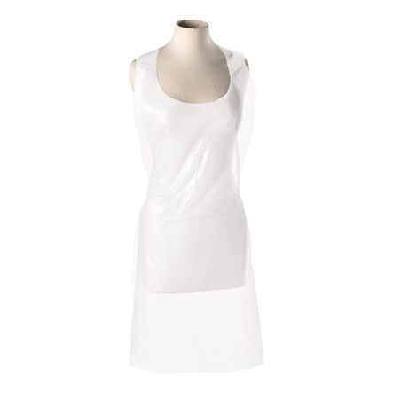 Budget Polythene Aprons on a Roll 200pk  hi\-res