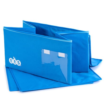 Folding Canvas Blue Box L50 x W40 x D28cm  hi\-res