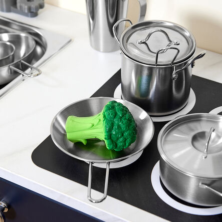 Role Play Kitchen Stainless Steel Cookware Set  hi\-res