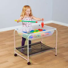 Folding Water Tray Stand with Shelf  Folding Water Tray Stand with Shelf  hi-res