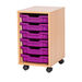 Mobile Tray Storage Unit 6 Trays  hi\-res