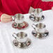 Metal Tea Cup Set 4pk  hi\-res