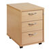 Express Low Mobile Wooden Desk Pedestal  hi\-res