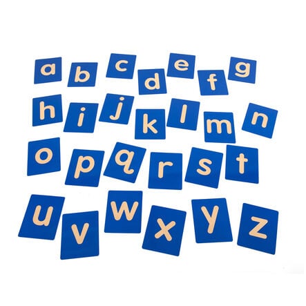 Tactile Alphabet Lowercase Letters  hi\-res
