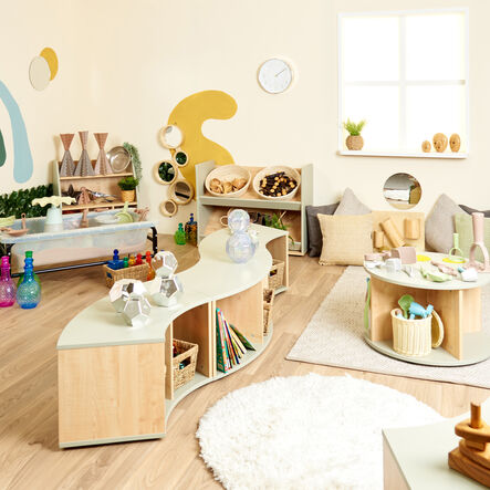 Elements Sage Toddler Low Curved Storage Unit  hi\-res