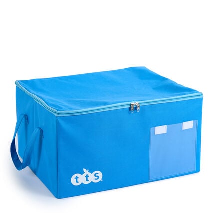 Folding Canvas Blue Box L50 x W40 x D28cm  hi\-res