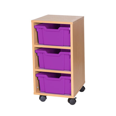 Mobile Tray Storage Unit 3 Deep Trays  hi\-res
