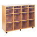 Crystal Clear Mobile Tray Unit with 32 Shallow Trays  hi\-res