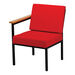 Reception Chairs Without Arms \x26 Black Frame  hi\-res