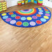 Rainbow Placement Rugs Semi\-Circle W2 x L4m  hi\-res