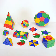 Polydron Plastic School Geometry Set 266pcs  Polydron Plastic School Geometry Set 266pcs  hi-res