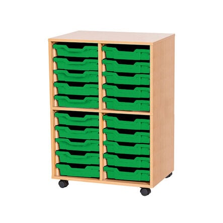 Mobile Double Tray Storage Unit 20 Trays  hi\-res