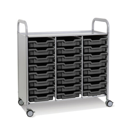 Callero Tray Trolley 24 Shallow Trays  hi\-res