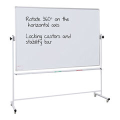 Mobile Revolving Whiteboard on Wheels  Mobile Revolving Whiteboard on Wheels  hi-res