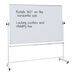 Mobile Revolving Whiteboard on Wheels  hi\-res