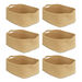 Shallow Rope Baskets Pack of 6  hi\-res
