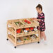 Tilted Wicker Basket Tidy With 18 Baskets  hi\-res