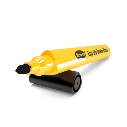 Show\-me Triangular Drywipe Whiteboard Markers Blk  hi\-res