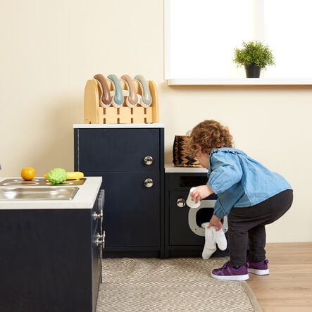 Modern Living Toddler Kitchen Navy 5pc  hi\-res