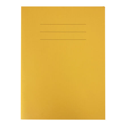 9\'\'x7\'\' Choice Ex. Book 8mm Rule W\/ Margin 80pg Yellow 25pk Yellow hi\-res