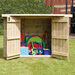 Large Lockable Wooden Outdoor Storage Shed  hi\-res