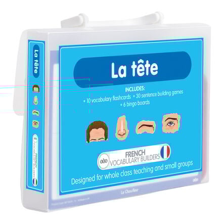 TTS French Facial Features Vocabulary Builder Activity Cards  hi\-res