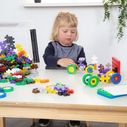 Interlocking Block Construction Vehicles Set  hi\-res