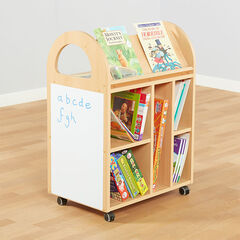 Double Sided Book Trolley W60 x D40 x H80cm  Double Sided Book Trolley W60 x D40 x H80cm  hi-res