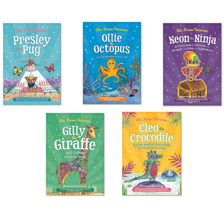Dr Treisman\'s Therapeutic Activity Books 6pk  hi\-res