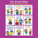 Positive Playtime Wall Sign Our School Values  hi\-res