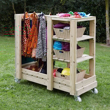 TTS Wooden Outdoor Role Play Dress Up Storage Unit  hi\-res