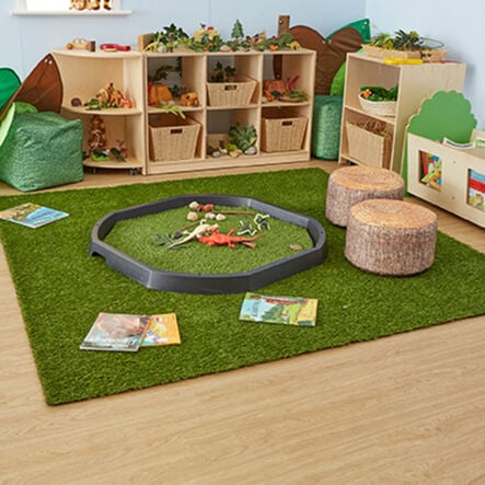 Artificial Grass Mat Square Mat 1m x 1m  hi\-res