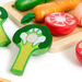 Role Play Wooden Slicing Fruit \x26 Veg Set  hi\-res